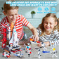 Wideland Space Exploration Shuttle Toys Gifts For 6 7 8 9 10 11 12 Year Old Kids, Girls, Boys, 12-In-1 Stem Projects Rocket Building Toy Kit With 3 Astronauts, Airplane Rocket Set Xmas Ideas, 885 Pcs