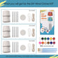 3-Pack Diy Wind Chime Kits- Arts And Crafts For Boys Girls Kids Ages 8-12 4-8 6-8 5-7 3-5, Construct & Paint Birthday Holiday Fo