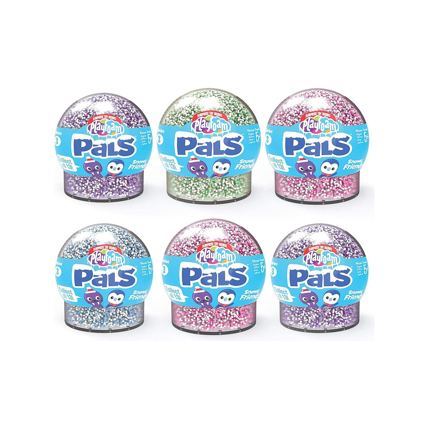Educational Insights Playfoam Pals Snowy Friends 6-Pack | Non-Toxic, Never Dries Out Playfoam | Sensory, Shaping Fun, Arts & Cra