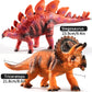 Temi 7 Piece Jumbo Dinosaur Toys For Kids 3-5, Large Soft Dinosaur Toys For Dinosaur Lovers, Dinosaur Toys For Boys Kids Toddler
