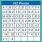 Carson Dellosa 152-Piece 3 Colorful Bulletin Board Letters for Classroom, Alphabet Letters, Numbers, Punctuation & Symbols, Cuto