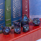 UDIXI Metal DND Dice Set, 7PCS Polyhedral D&D Dice Set Dragon d and d Dice for MTG Dungeons and Dragons Role Playing Games (Purp