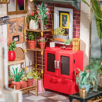 Rolife 1:20 Miniature House Kits-Tiny House Kit-Diy Miniature Dollhouse Kits For Adults-Model Building Craft Kits-Hobbies Gifts