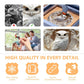 Wooden Puzzles For Adults, Flat Puzzle With 3D Visual Effect, Paper Carved Owl Puzzle, Wooden Jigsaw Puzzles For Adult, Unique S