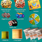 Logic Roots Say Cheese Multiplication Game - Fun Math Board Game for 7-10 Year Olds  Easy Start Advanced STEM Toy  Perfect Educational Gift for Girls & Boys  Homeschoolers  Grade 2 and Up