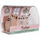 GUND Pusheen Family Gathering Set of 3 Plush Cats - High Quality Materials, Model 6056171, Perfect for Collectors