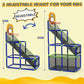 Eaglestone Toddler Arcade Basketball Hoop Game Indoor, Ajustable Height Indoor Basketball Hoop With Storage Design For Kids,Perfect Sports Outdoor Play Toys For Kids Age 3-4 5-4 4-8