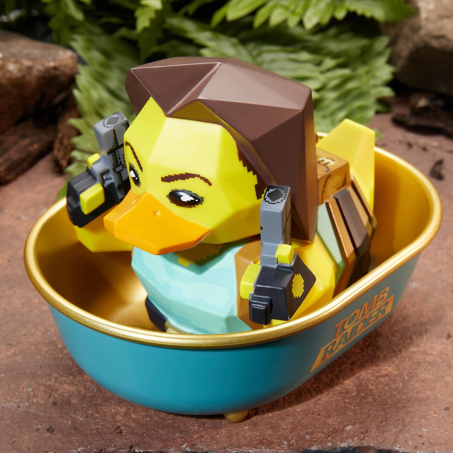 Tubbz Limited Edition Classic Lara Croft Collectable Vinyl Rubber Duck Figure - Official Tomb Raider Merchandise - Action Tv, Movies & Video Games