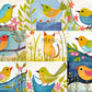 Cross & Glory - Cat In The Bird'S Nest - 1000 Piece Jigsaw Puzzle | Whimsical Birds & Cat Collage | Satin Finish