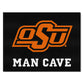 FANMATS 14589 Oklahoma State University All-Star Mat - Man Cave | Black | 33.75x42.5 | OSU Primary Logo