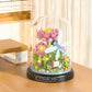 Hi-Reeke Flower Dragonfly Bouquet Building Block Set, Micro Mini Botanical Building Toy For Women-568 Pcs