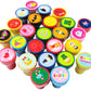 Tiny Mills 60 Pcs Holidays and Occasions Assorted Stampers for Kids 60 Different Stamper Designs Scrapbooking Craft Stampers Tea