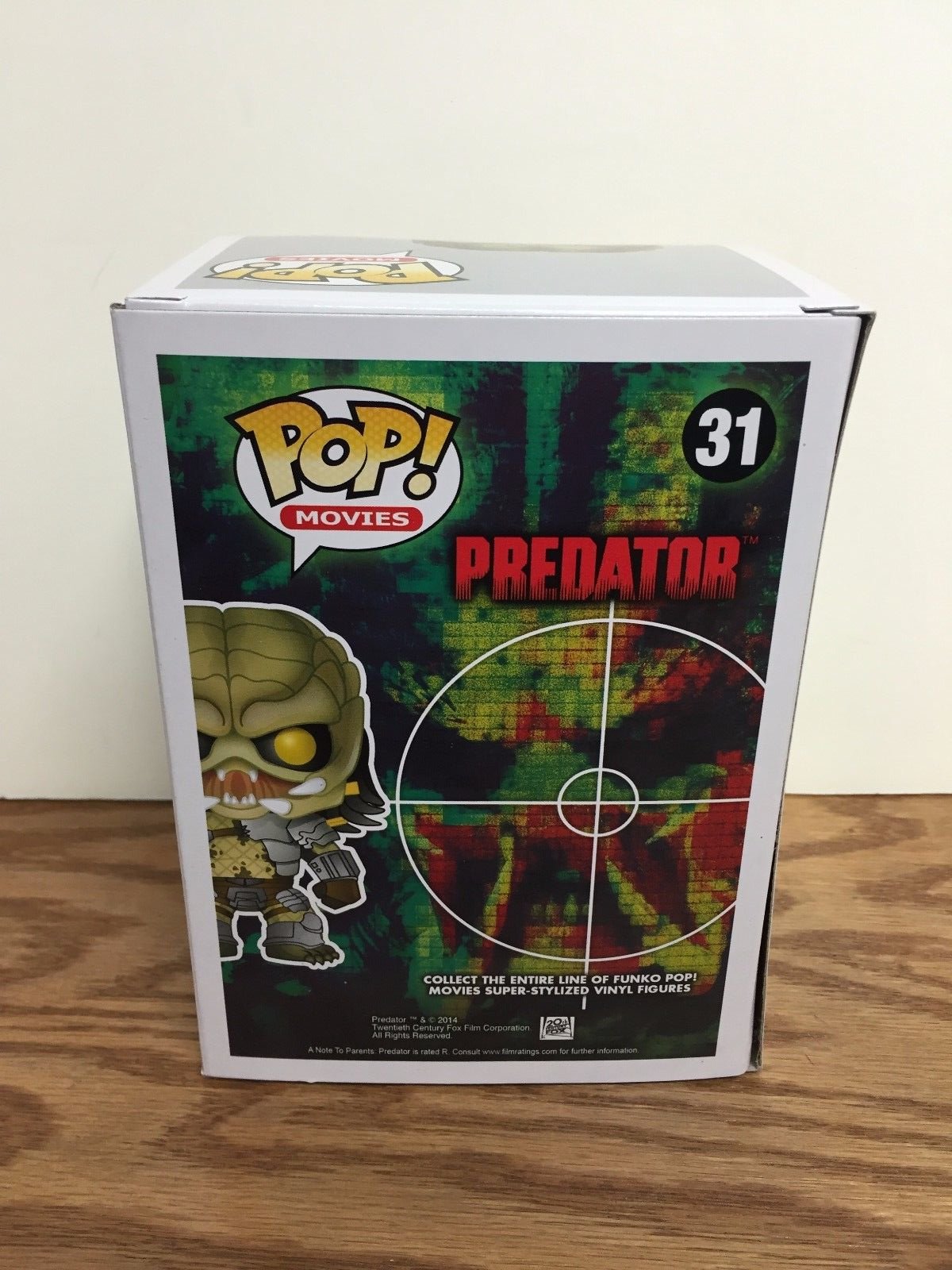 Funko Pop Movies Predator Clear Green Blood Splatter Hot Topic Exclusive #31 Vinyl Figure