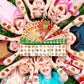 BOIKOKY 60 PCS Pizza Party Favors Set - 36 Temporary Tattoos & 24 Slap Bracelets, Multicolor, Ideal for Kids' Birthday Parties & Rewards