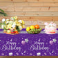 Tudomro 3 Pcs Happy Birthday Tablecloths Happy Birthday Party Decorations Plastic Table Cover Rectangular Cloths for Women Men B