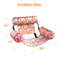 Sloosh Pool Floats Chairs mature-themed  2 Packs Inflatable Pool Lounge Chairs Blow up Hck Pool Noodles Floats for mature-themeds Flower Pattern Floating Water Chair for Pool Lake River(Tropical Flowers)