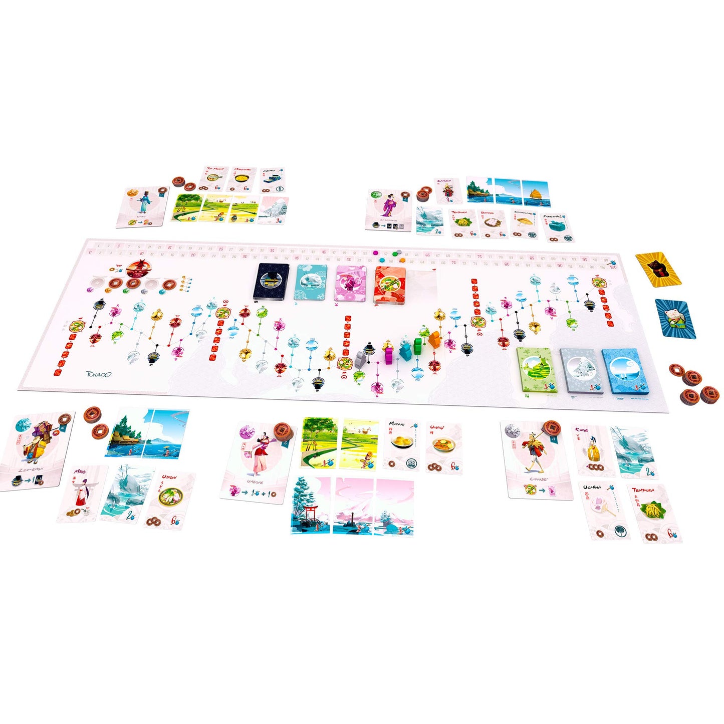 Tokaido Board Game (Base Game) | Strategy/Travel Adventure Game | Exploration Game For Adults And Teens | Ages 8+ | 2-5 Players