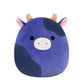 Squishmallows Original 8-Inch Ingred Purple And Black Spotted Cow - Official Jazwares Plush (Little)