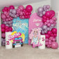 Bezente Hot Pink Giant Balloons 36 Inch - 8 Pack Jumbo Pink Balloons Large Round Hot Pink Latex Balloons For Wedding Baby Shower