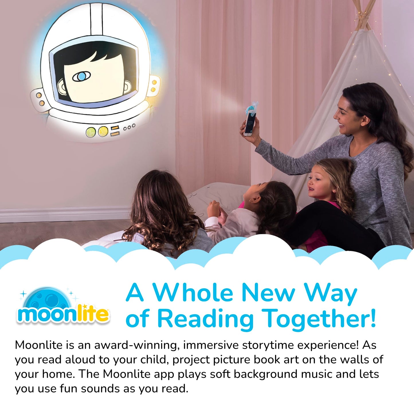 Moonlite Storybook Reels For Flashlight Projector, Kids Toddler | We’Re All Wonders | Single Reel Pack Story For 12 Months And Up