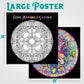 Antelope - 1000 Piece Mandala Puzzle For Adults, Mandala Morphe Jigsaw Puzzles 1000 Pieces,1000 Piece Round Puzzles, Butterfly Puzzles, High Resolution, Matte Finish, Smooth Edging, No Dust