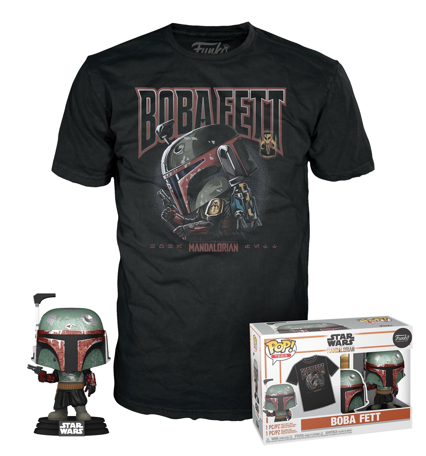 Star Wars Boba Fett Funko Pop Tee  Small