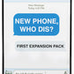 WHAT DO YOU MEME? New Phone, Who Dis? Expansion Pack - 45 Inbox & 135 Reply Cards - Medium - Blue - Model NPWDEXP310