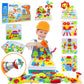 Kidstoysdaze 223 PCs Drill Set Drill Set Game for Kids Puzzle Game for Kids