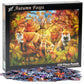 Vermont Christmas Company Autumn Foxes Jigsaw Puzzle 550 Piece