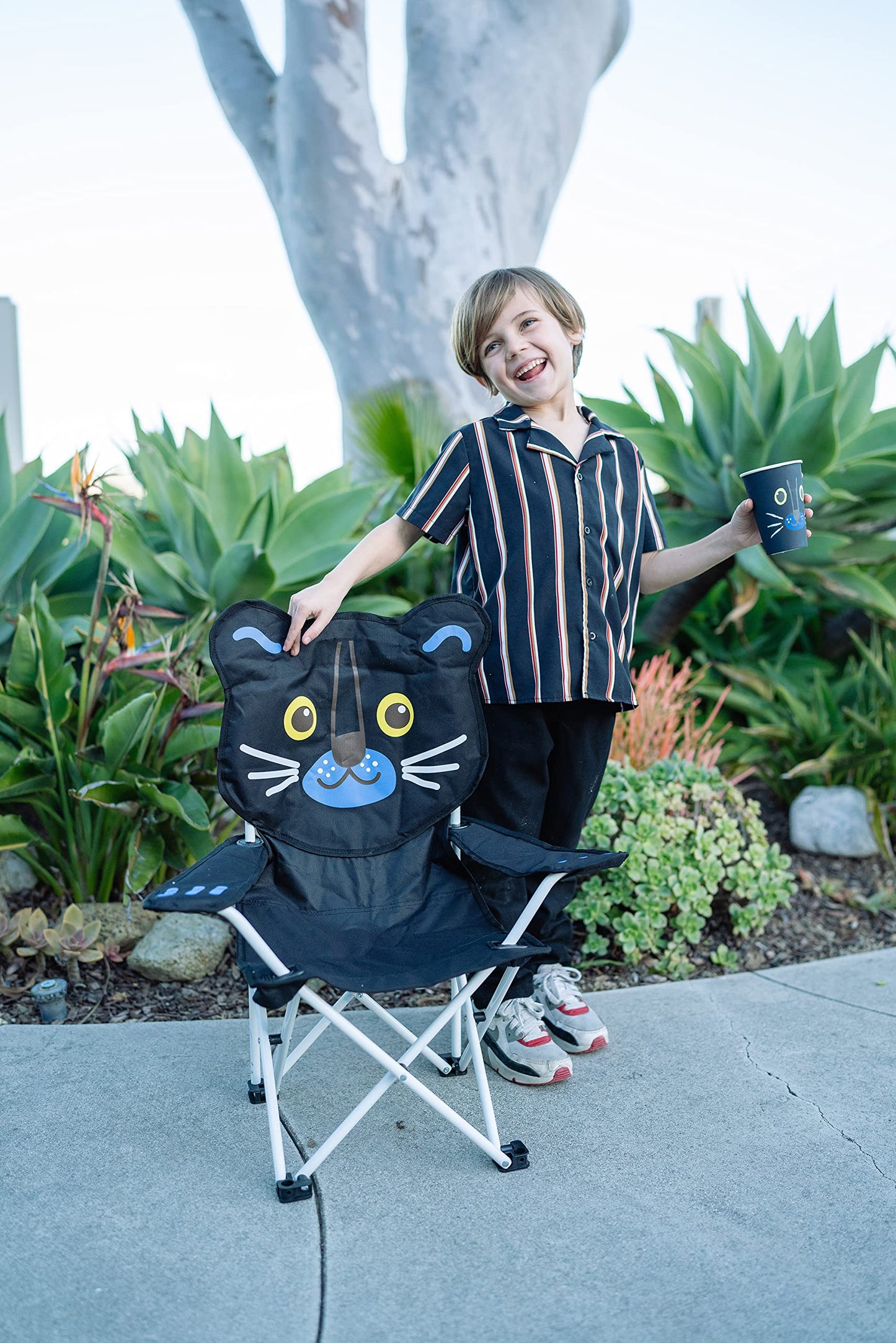 Pacific Play Tents 56108 Penny The Panther Animal Chair 31 X 14 X 14