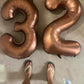 Dark Brown 4 Balloon, Coffee Brown Number Balloons 40 Inch, 4Th Chocolate Brown Party Decorations, Brown Four Large Numbers For