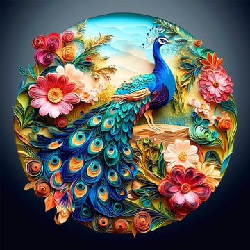 Wooden Puzzles for Adults, Unique Animal Shaped Adults Puzzle, Colorful Peacock Wooden Jigsaw Puzzles Adult, Challenging Creativ