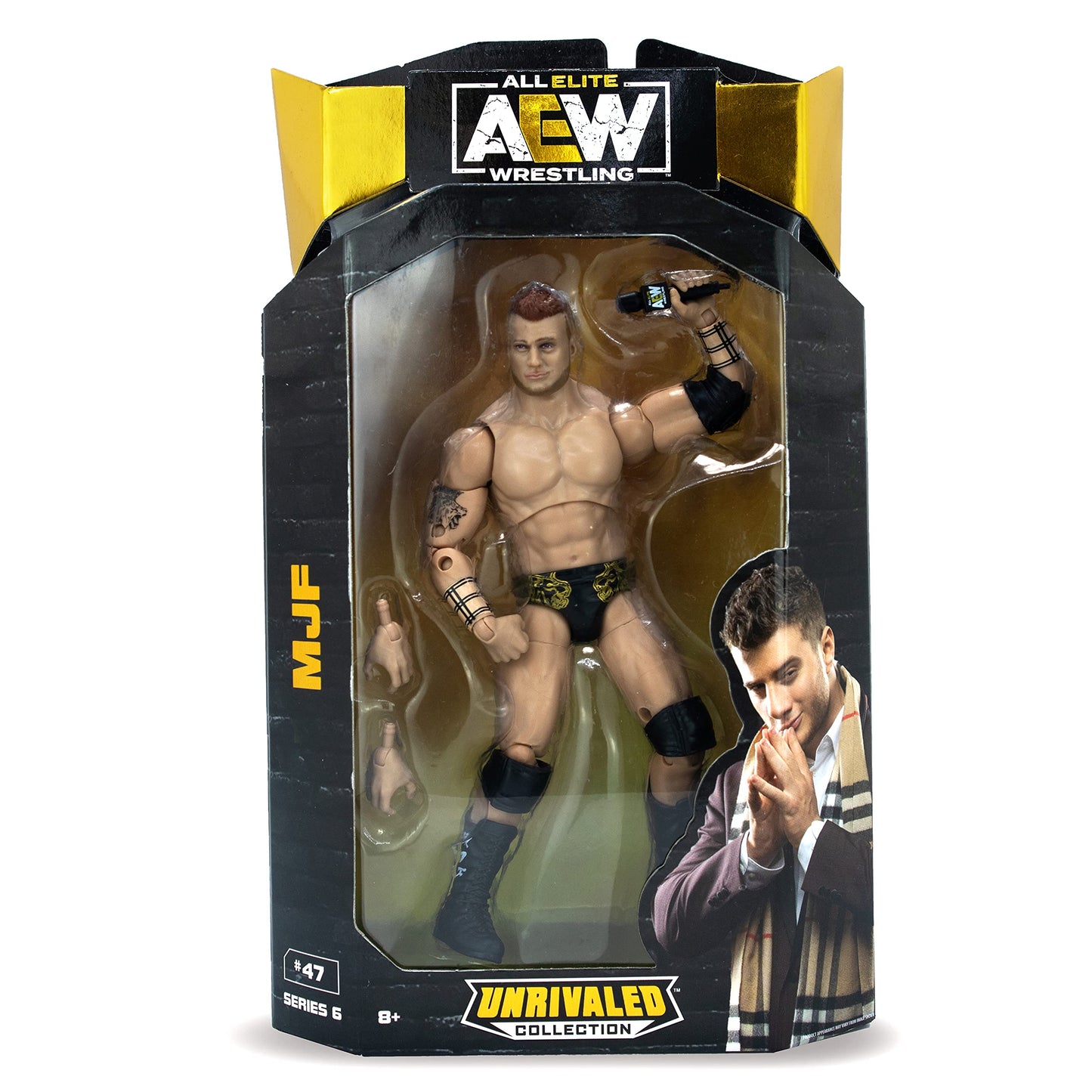 All advanced Wrestling Unrivaled Collection MJF - 6.5-Inch AEW Action Figure - Series 6
