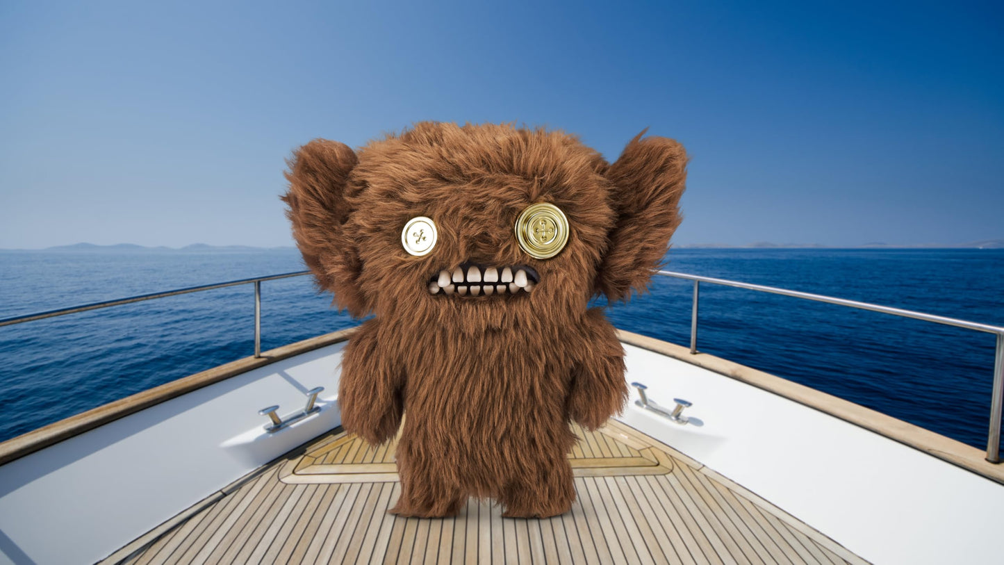 Fuggler Gold Fuggs by ZURU - Grumpy Grumps Plush Funny Ugly Monster Collectible Toy