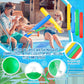 Deekin 4 Pcs Pool Inflatable Sticks Inflatable Pool Noodles Colorful Pvc Outdoor Water Games Giant Blow Up Pool Noodles Pool Stick Noodles For Swimming Pools Adults Beach Lake Party, 41.34 Inch