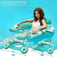 Jasonwell Pool Float with Canopy - Inflatable Pool Floaties mature-themed Floating Pool Chair Lounge Floats for Swimming Pool Water Chair Pool Lounger with Cup Holders Pool Toy Party Floaty for mature-themeds