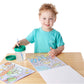 Melissa & Doug My First Paint With Water Kids Art Pad With Paintbrush - Pirates, Space, Construction, and More