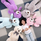 Morismos Giant Teddy Bear Stuffed Animals, 39 Inch Big Teddy Bear Plush, Soft Large Bear For Girls Girlfriend On Valentine Christmas Birthday, White