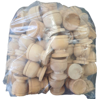 Fifty(50) Olive Wood Communion Cups 1.75'' From Bethlehem