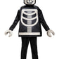 Disguise Lego Skeleton Deluxe Costume, Black, Large (10-12)