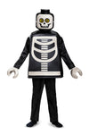 Disguise Lego Skeleton Deluxe Costume, Black, Large (10-12)