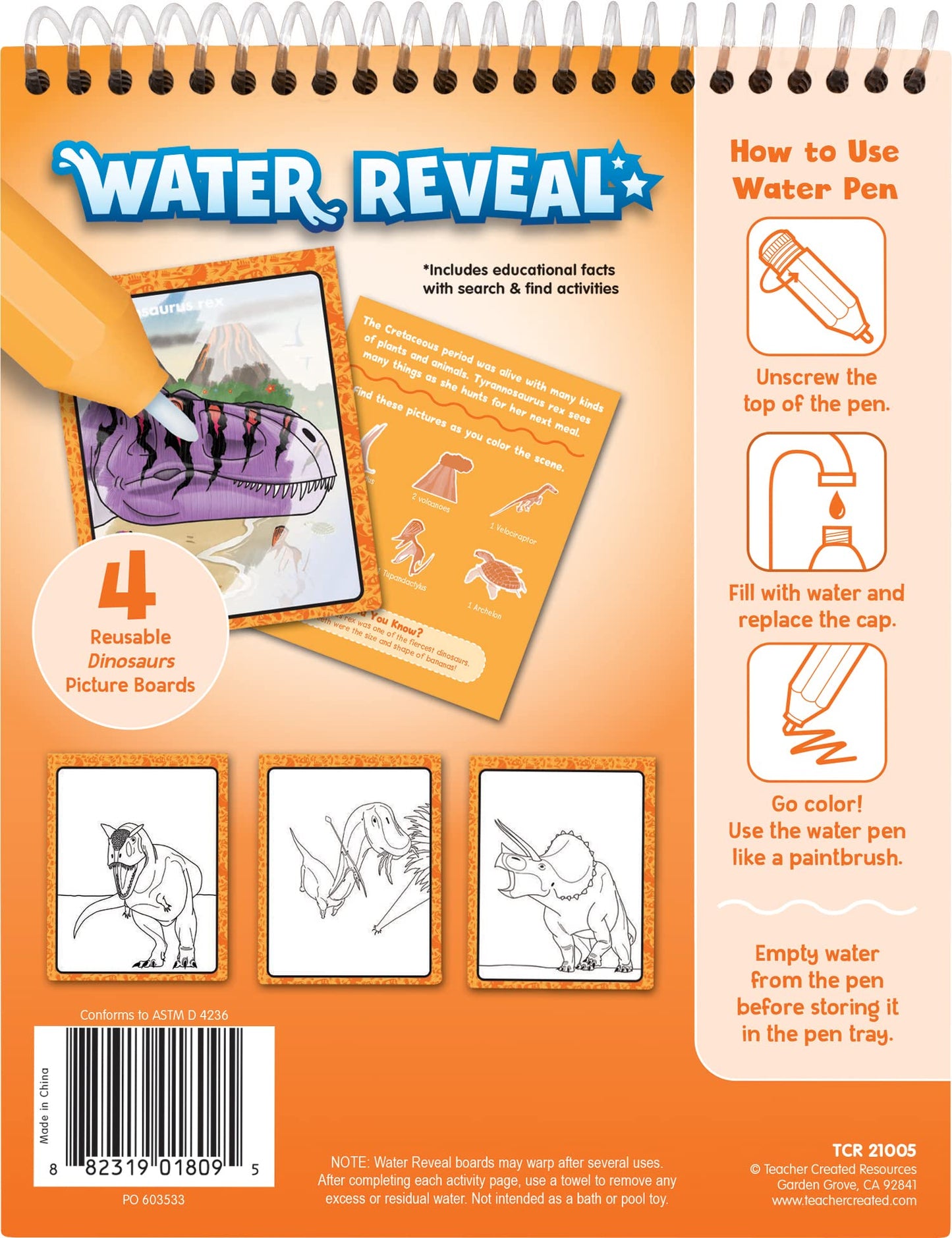 DINOSAURS WATER REVEAL
