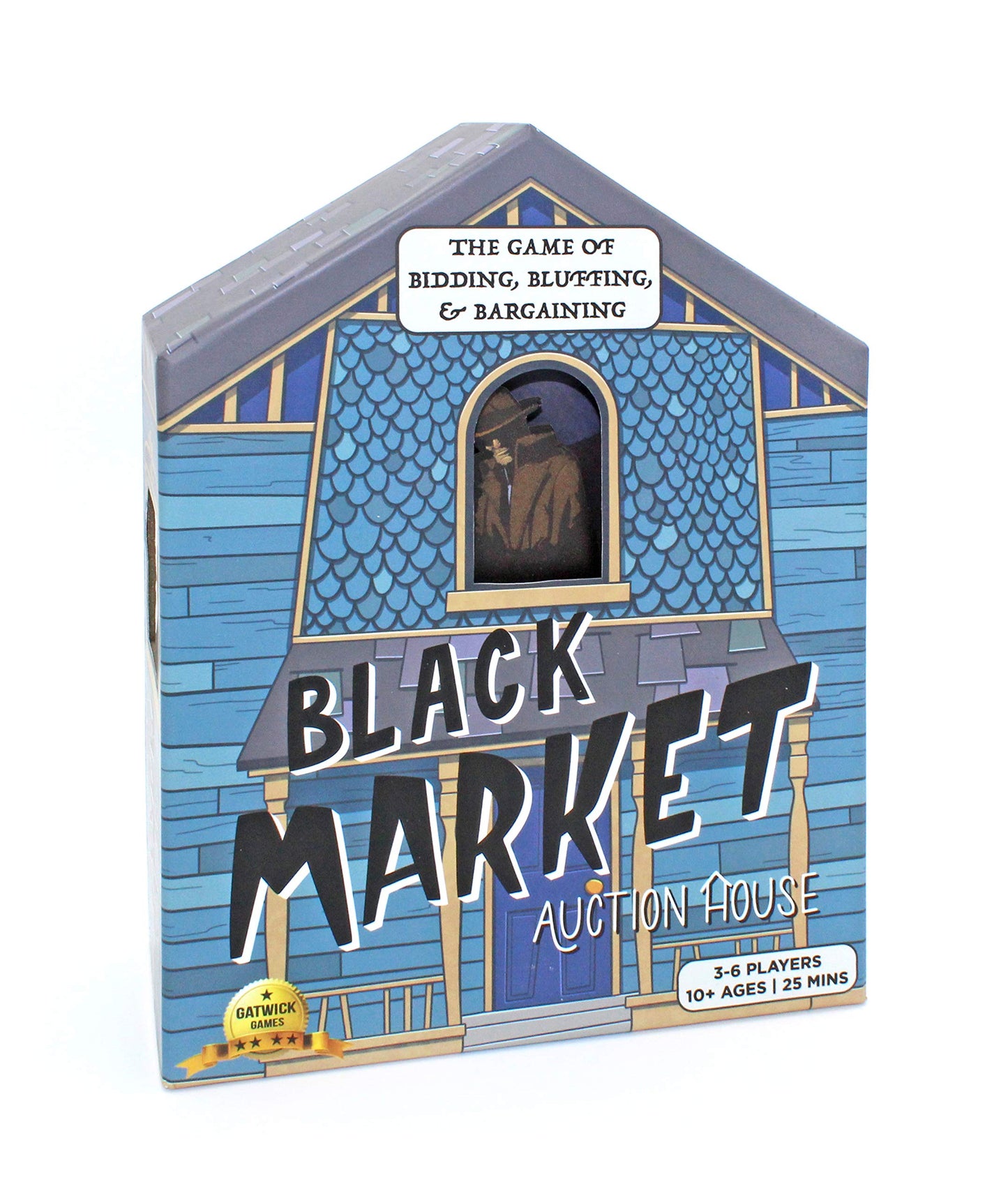Black Market Auction House - A Game of Bidding  Bluffing & Bargaining  mature-themed Games for Game Night and Strategy Games for mature-themeds and Family Night  Board Games for Teens