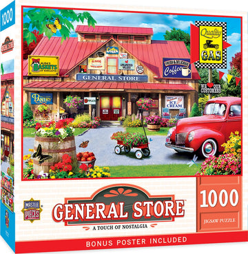 Masterpieces 1000 Piece Jigsaw Puzzle For Adults, Family, Or Youth - A Touch Of Nostalgia - 19.25'X26.75'