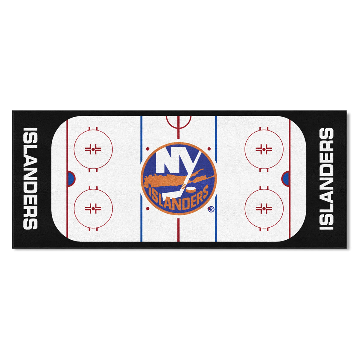 FANMATS - 10466 NHL New York Islanders Nylon Face Football Field Runner 30x72