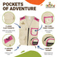 Cheerful Children Toys enhanced Quality Bug Catching Kit - 19 Pcs Kids Explorer Kit - 4-6 Kids Adventure Kit Include Safari Vest  Hat & Extra Sturdy Accessories - Ideal Educational Gift - Learn & Play