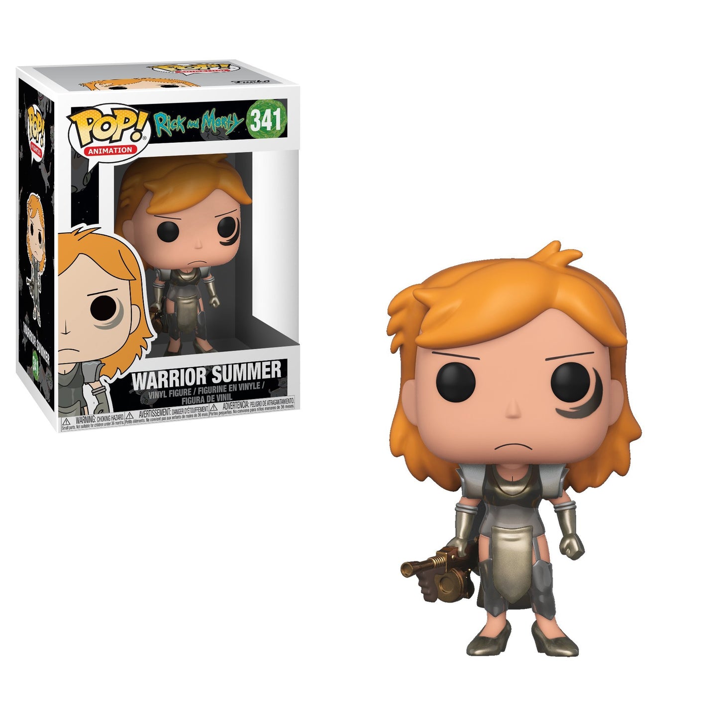 Funko Pop! Animation: Rick & Morty - Warrior Summer Collectible Figure