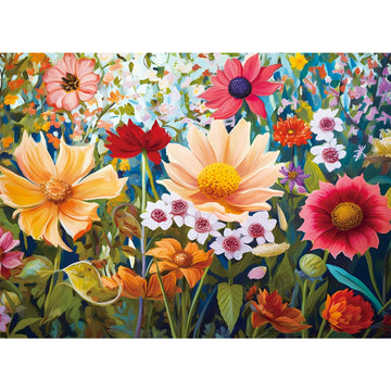 Jigsaw Puzzles 300 Pieces For Adults, 300 Pieces Flower Puzzle Recycled Cardboard Paper Puzzles Coolest Challenging Puzzles For Kids Adults Elderly 20.5 * 15In