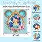 nekpiahu Diamond Art Painting Kits for Kids, 6 Pack Cartoon Gem Crafts, 6x6 inches, Suitable for Ages 4-12, Color Variants JXDXZ09-JX