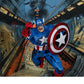 Mcfarlane Toys - Marvel Captain America 1:10Th Scale Collectible With Scene (Captain America #100)